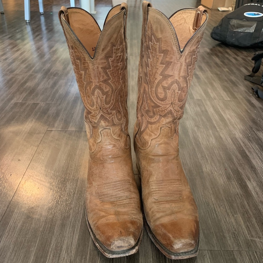 Lucchese Mens Mad Dog Goat cowboy boots. Size 10
